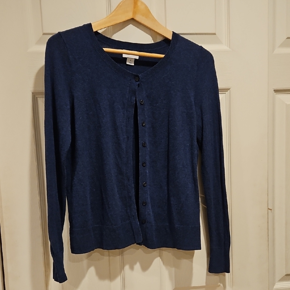 Old Navy, Navy Blue Cardigan, Small